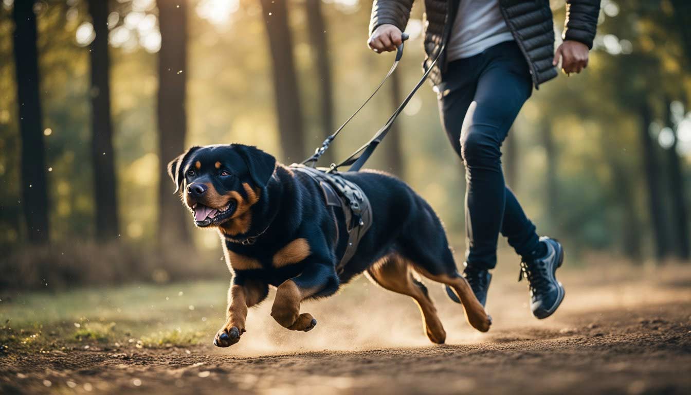 are rottweilers good running dogs