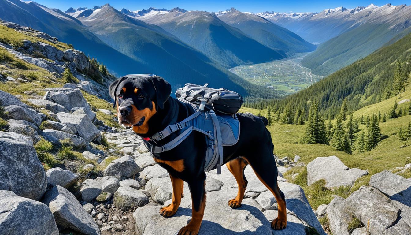 Are Rottweilers Good Hiking Dogs