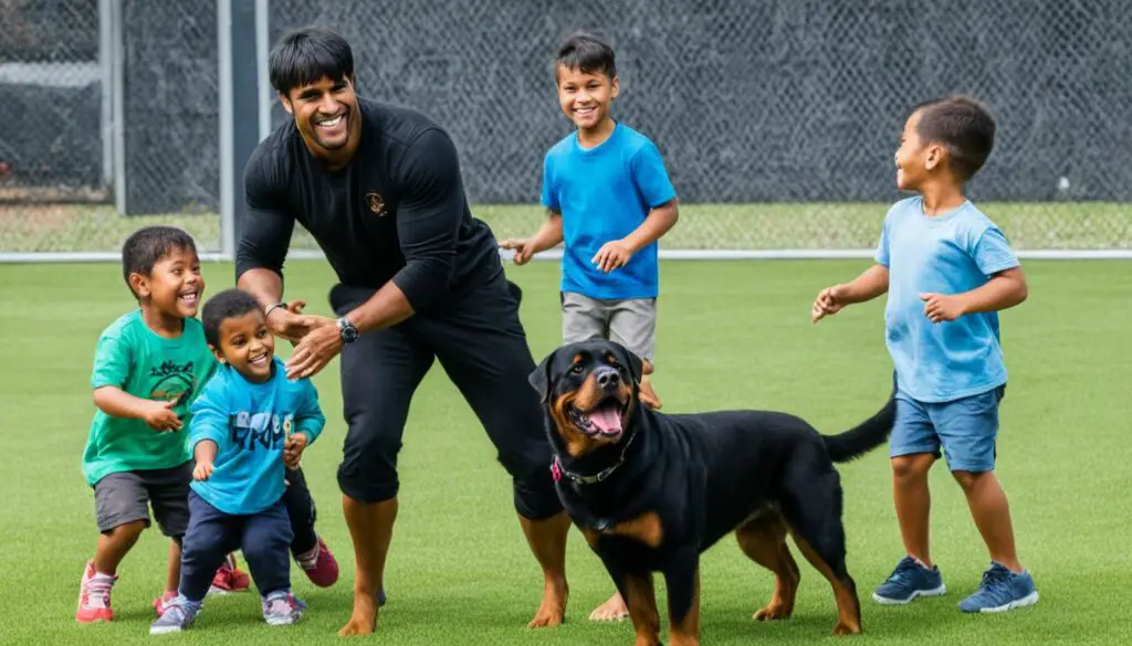 Rottweiler socialization and training