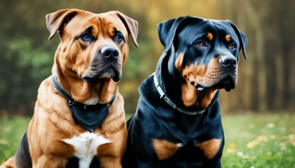 Rottweilers and Pitbulls compatibility