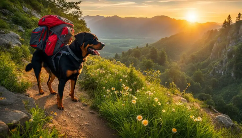 rottweiler hiking suitability