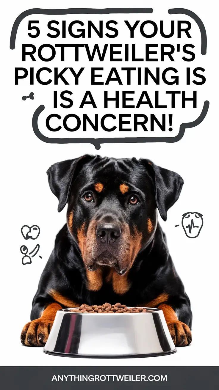 5 Signs Your Rottweiler's Picky Eating Is a Health Concern