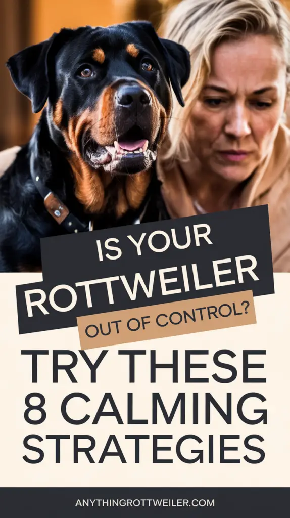 How to Calm Down a Rottweiler: Tips from a Professional Dog Trainer ...
