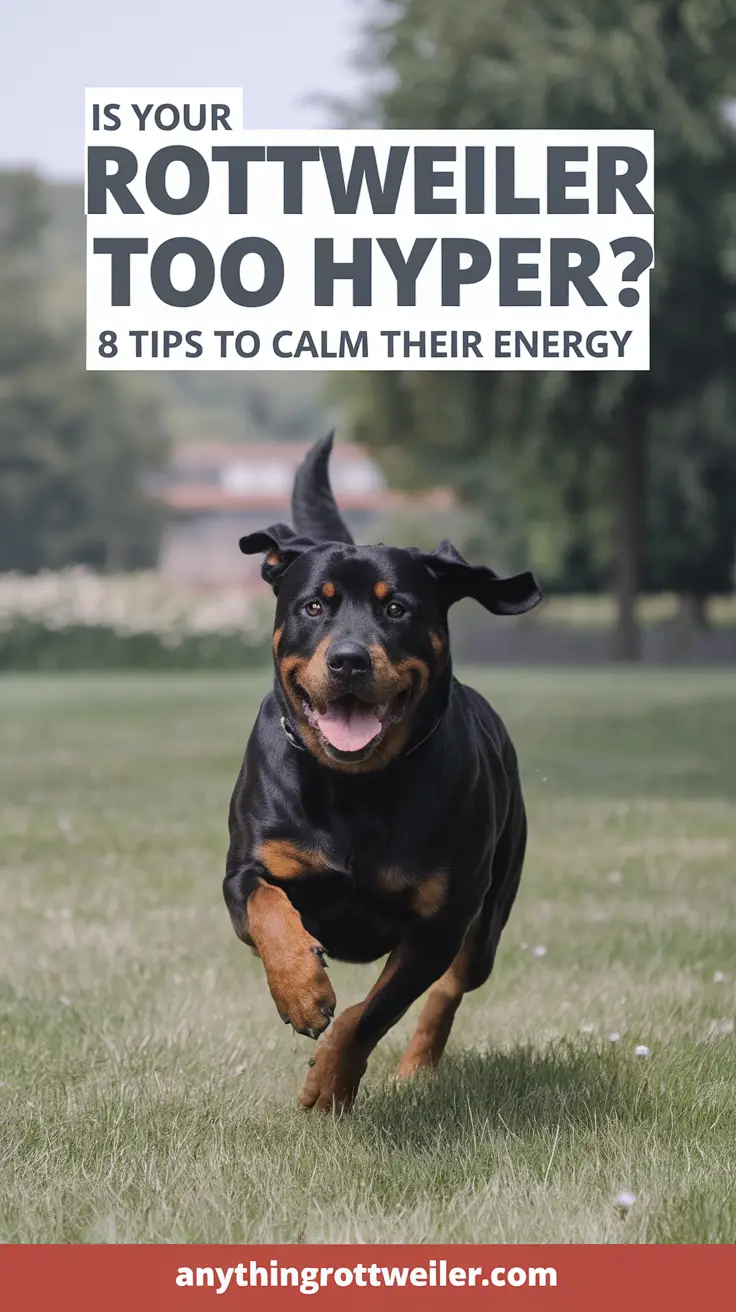 Is Your Rottweiler Too Hyper
