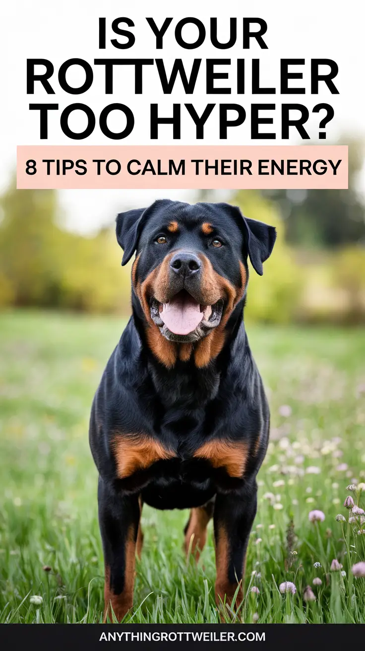 Is Your Rottweiler Too Hyper