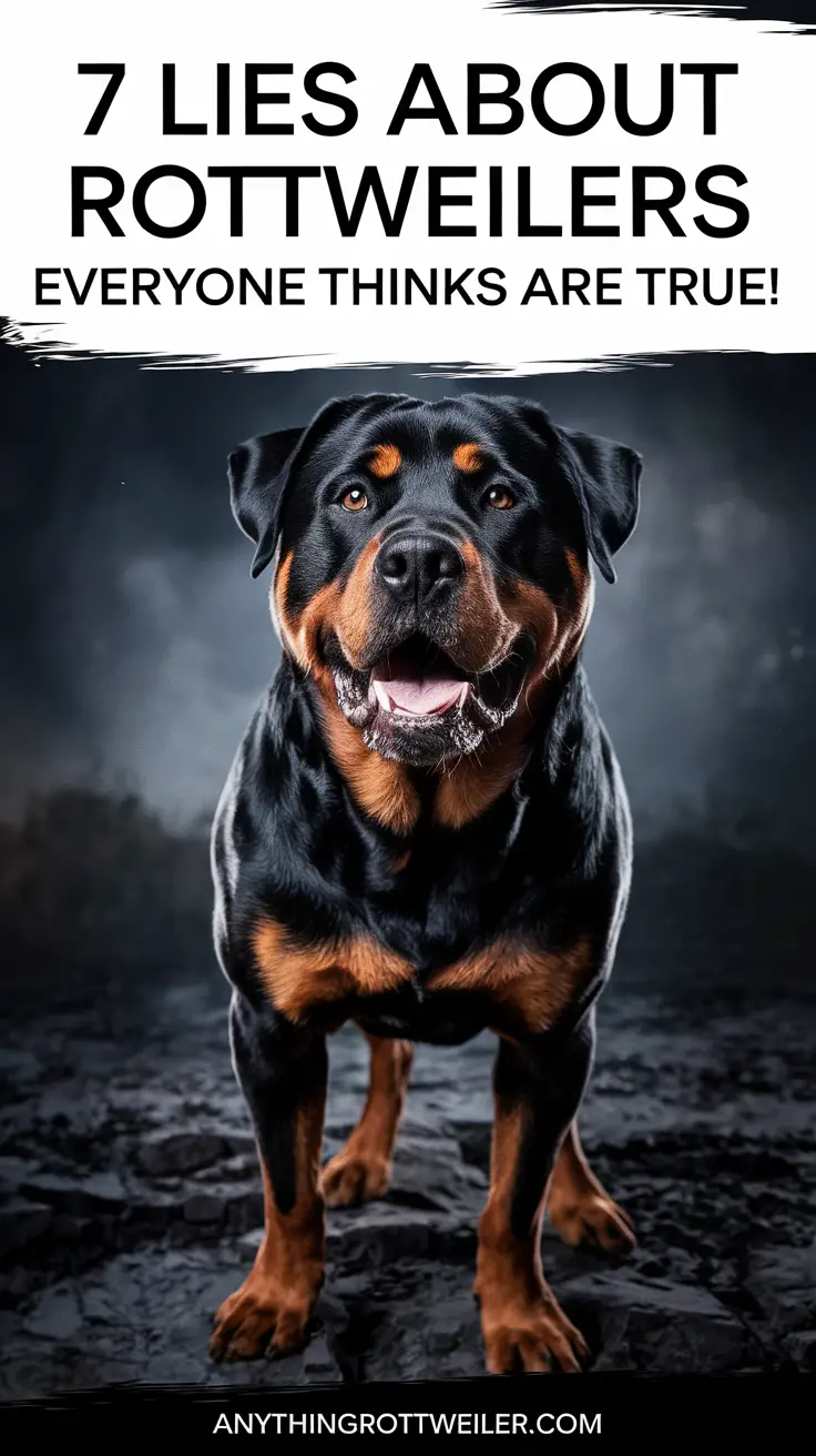 7 Lies About Rottweilers Everyone Thinks Are True